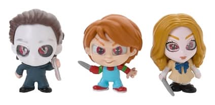 Terrif-Eyes™ Horror Mini Figures 3-Pack Halloween II/Megan/Child’s Play 2
