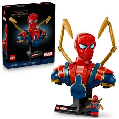 LEGO Marvel Iron Spider-Man Bust Building Kit 76326 18+ Years (379 ct)