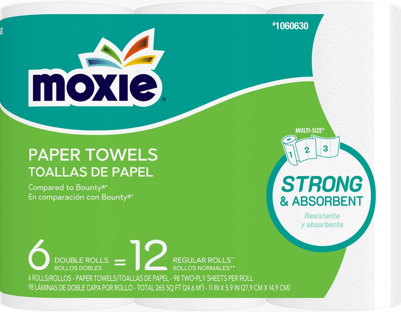 MOXIE Ultra 6 12 Roll SS White Towel 6-Count Paper Towels | 82543