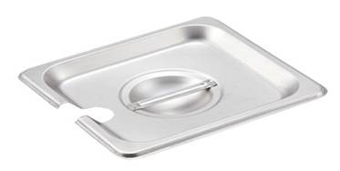 Steam Pan Cover 1/6 Slotted Stainless Steel