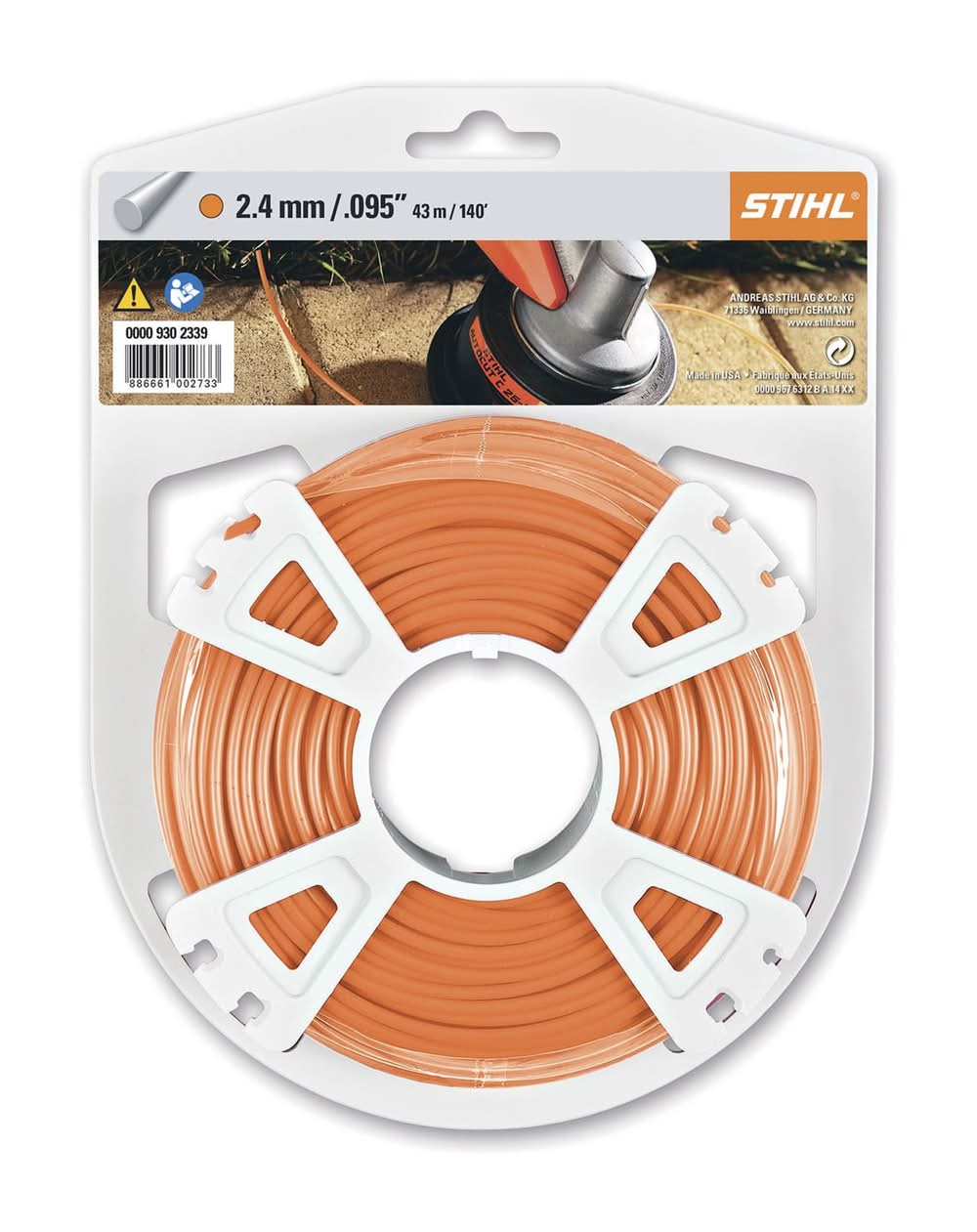 Stihl Premium .130 In. D X 62 Ft. L Trimmer Line