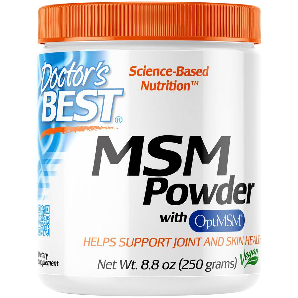 Doctor's Best Msm Powder With Optimsm Supports Joint & Skin Health (8.8 oz)