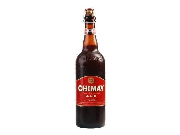 Chimay Peres Trappistes Premiere Ale Beer (750 ml)