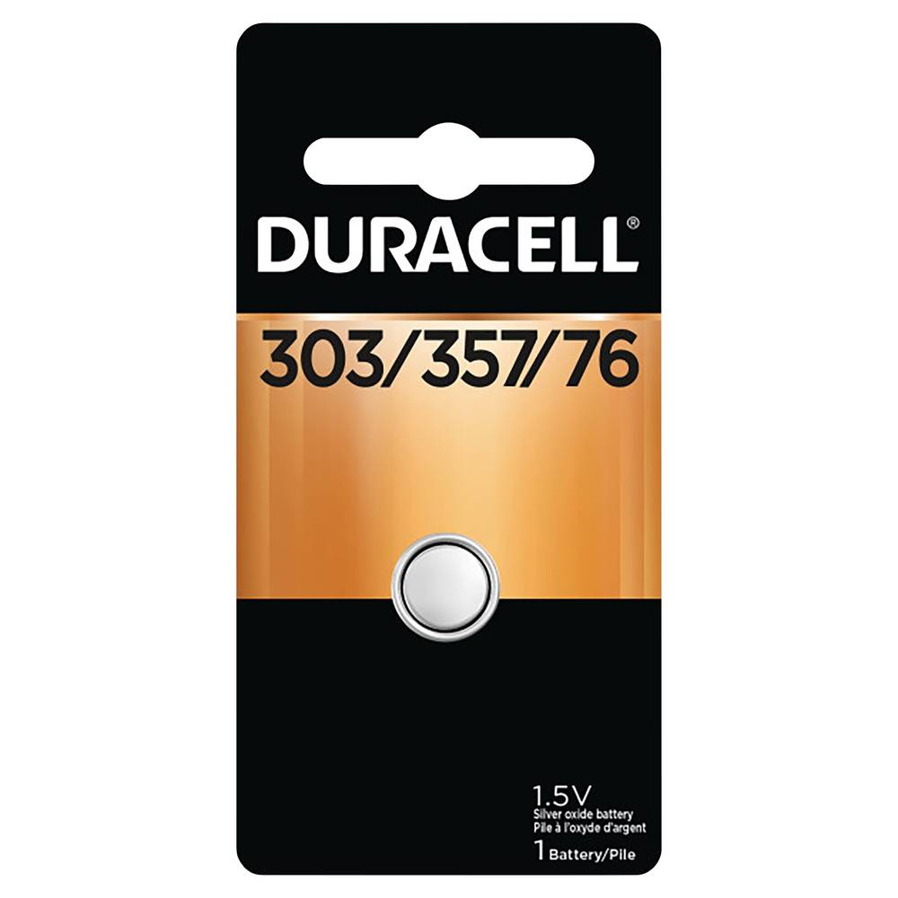 Duracell 303/357/76 Silver Oxide Battery