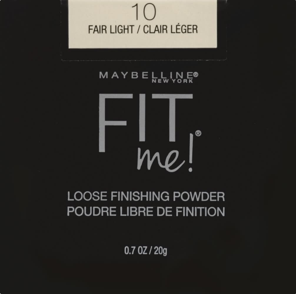 Maybelline New York Fit Me Loose Finishing Powder 10 Fair Light (0.7 oz)
