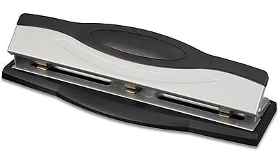 Staples 3-Hole Punch For Paper Sheet, Black