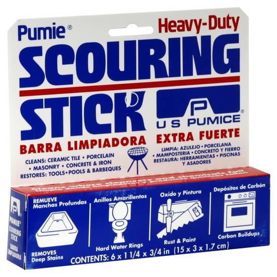 Pumie Barra Limpiadora Extra Fuerte Heavy Duty Scouring Stick (6 ct )