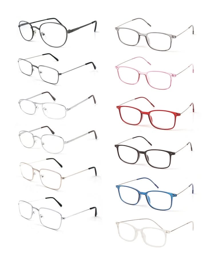 Wire-Rimmed Reading Glasses With a 3.25 Diopter