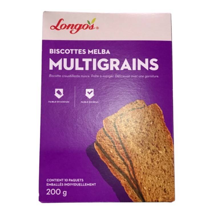 Longo's Value Multigrains Melba Toast Delivery Near Me Order Online
