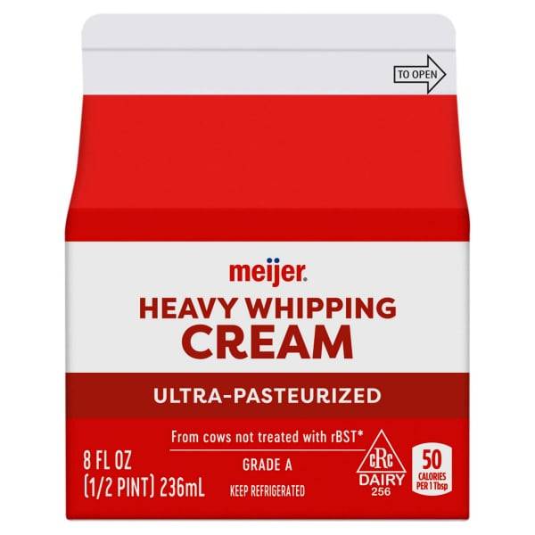 Meijer Heavy Whipping Cream (8 oz)