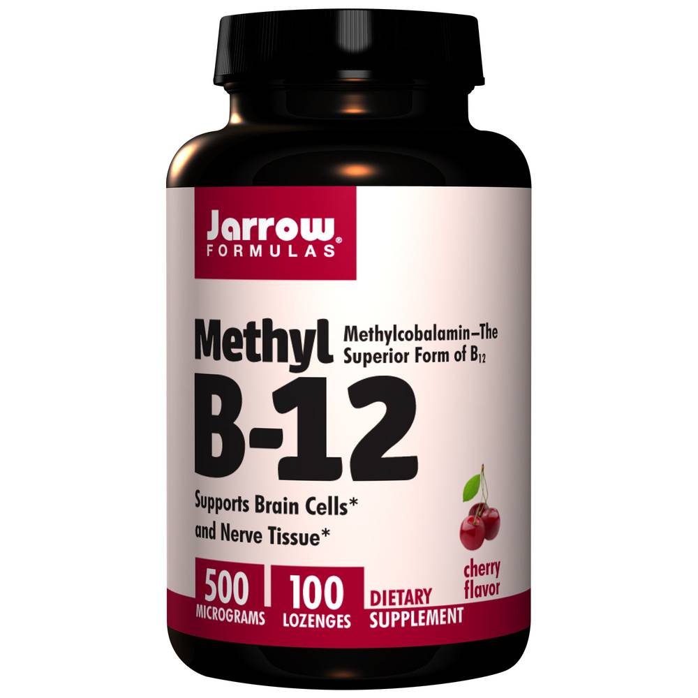 Jarrow Formulas Methyl Vitamin B12 500 Microgram (100 ct) (cherry)