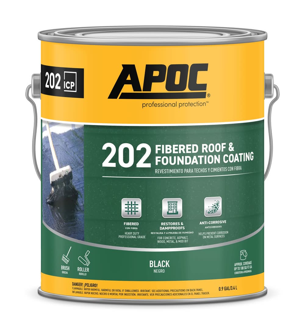 APOC Rainshield 1-gallon Fibered Roof Sealant