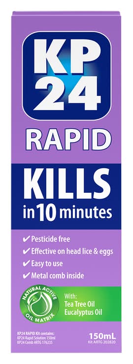 KP24 Rapid Lice Treatment 150ml