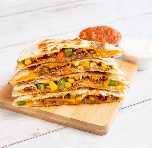 Quesadilla au Porc Effiloché