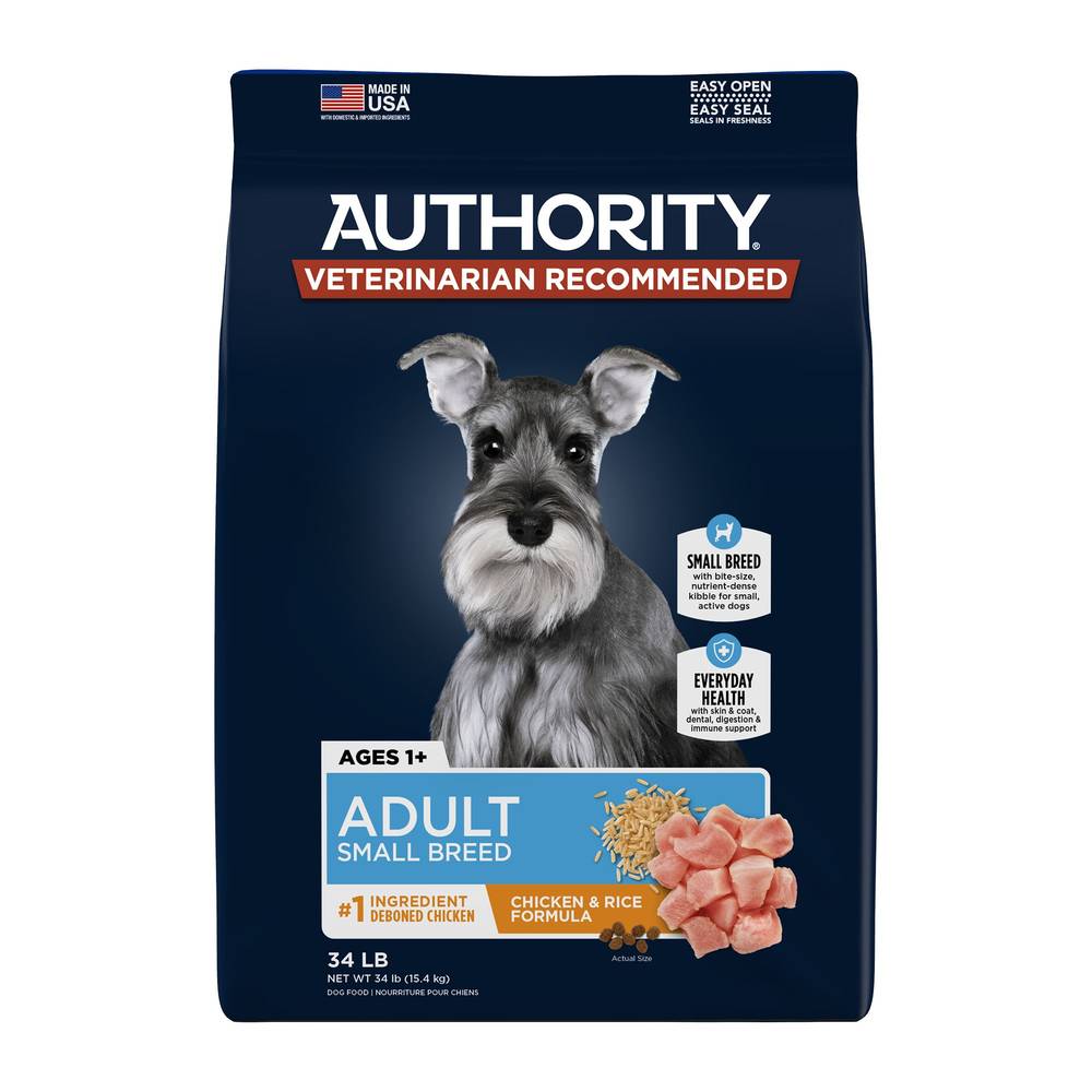 Authority Everyday Health Small Breed Adult Dry Dog Food chicken