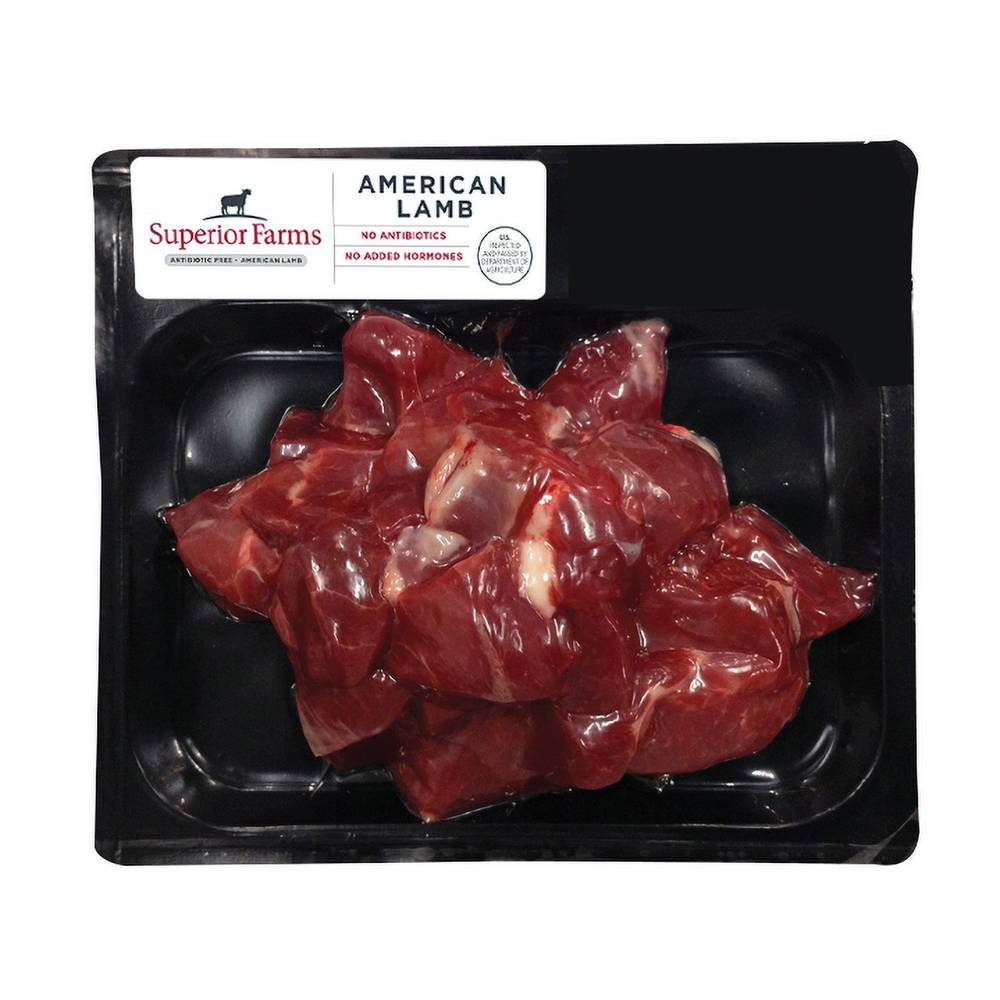 Superior Farms American Lamb Boneless Stew Meat, Antibiotic Free Per Pound