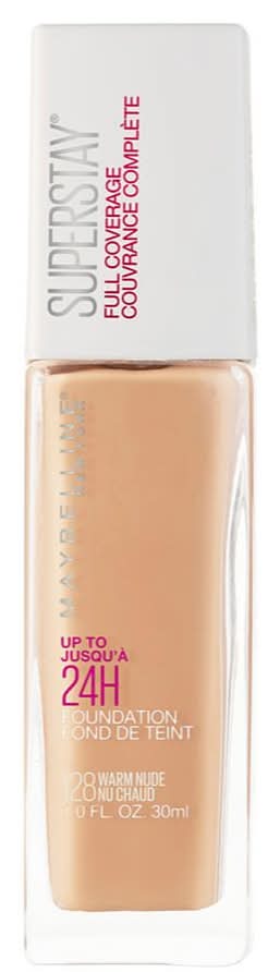 Base De Maquillaje Superstay 24 Horas Alta Cobertura 128 Warm Nude Maybelline