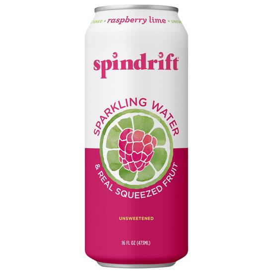 Spindrift Sparkling Water (16 fl oz) (raspberry lime )