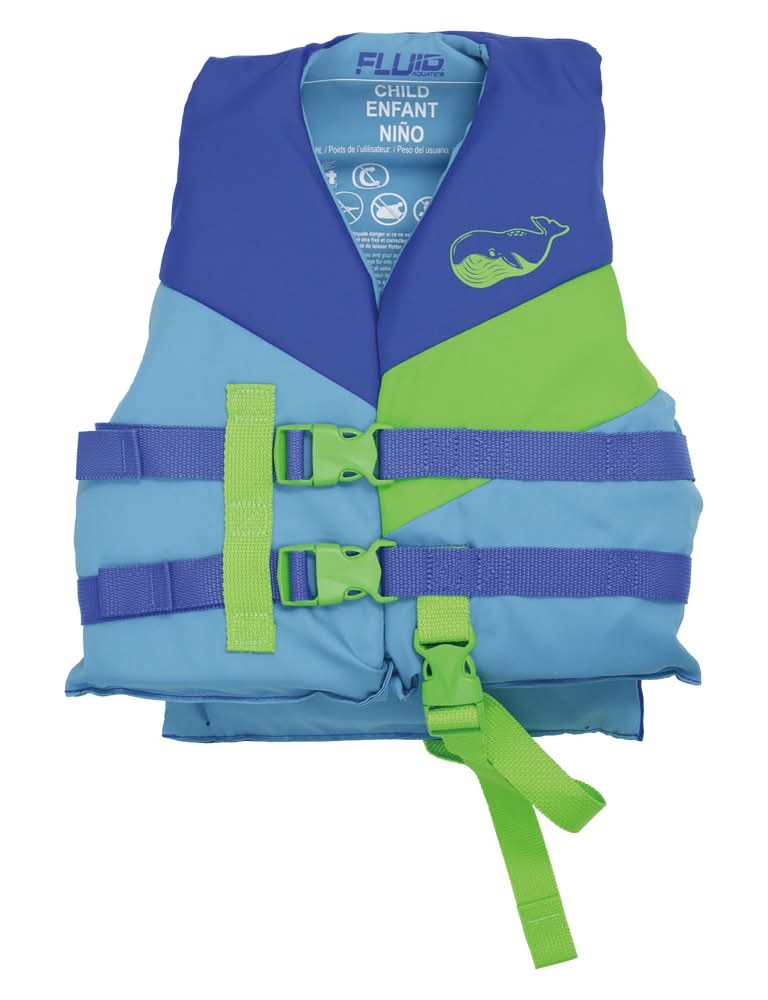 Fluid Child's Life Vest, Blue