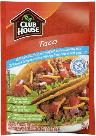 Less Salt Taco Seasoning Mix 35 g