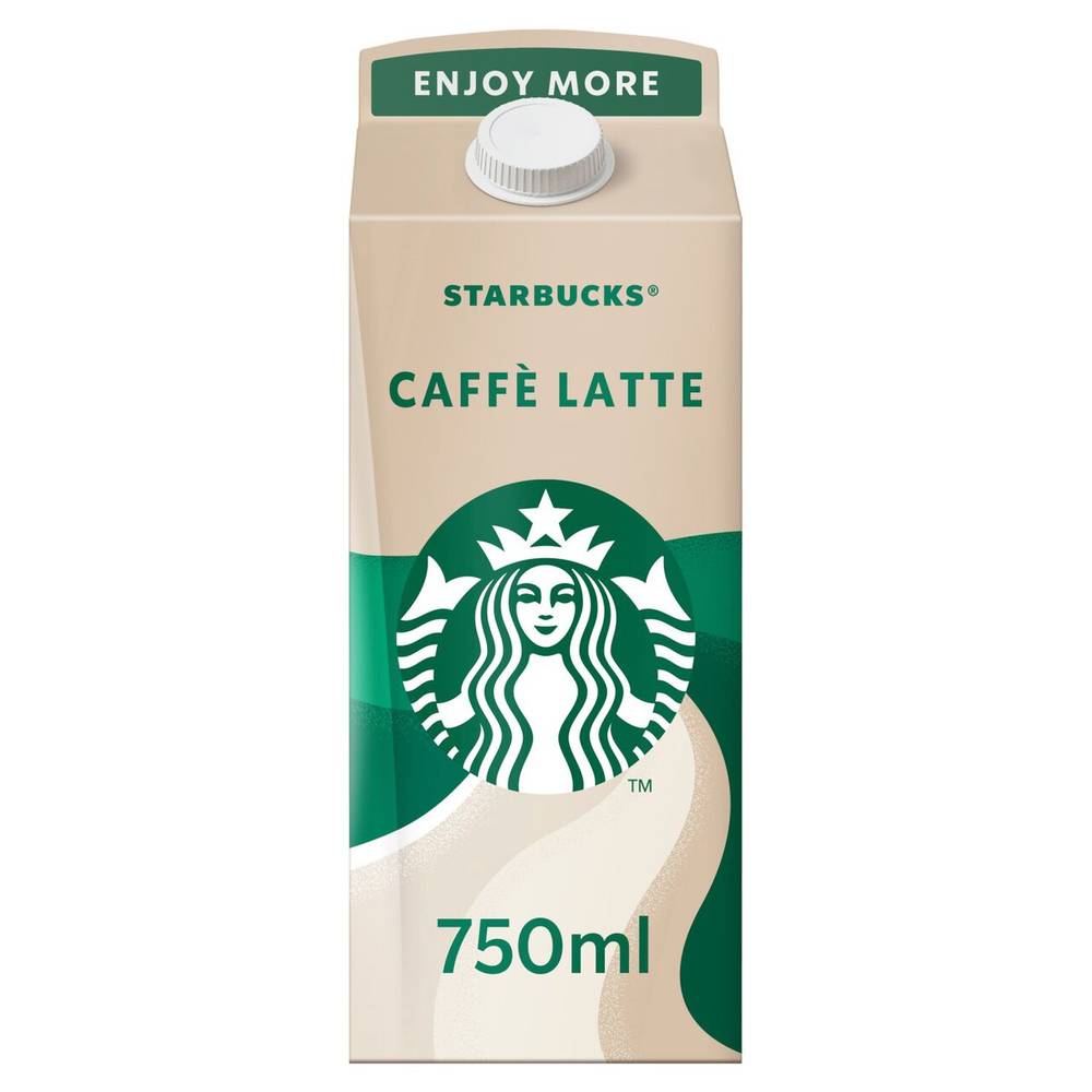 Starbucks Multiserve Caffe Latte Iced Coffee (750ml)