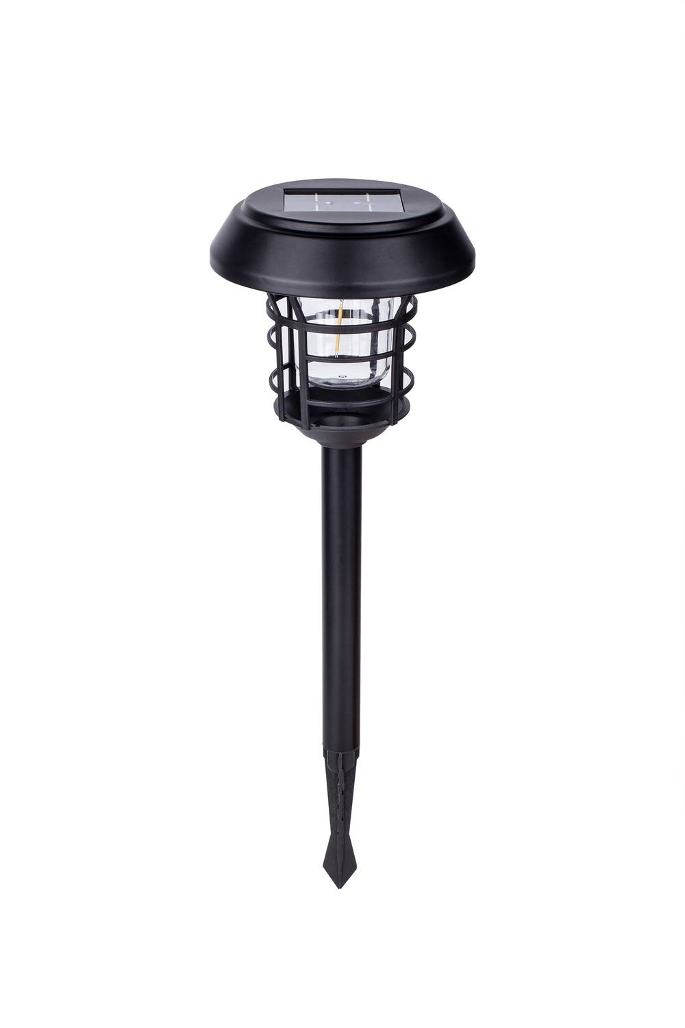 Harbor Breeze 10-Lumen Black Solar Integrated LED Outdoor Path Light (3500 K) | RS323M-B10C-BK-T6