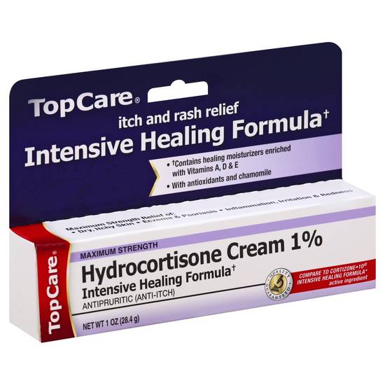 Topcare Hydrocortisone Cream 1% Maximum Strength