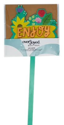 Enjoy Overjoyed Boutique Your Day Note