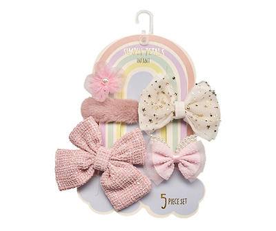 Simply Petals Infant Hair Bow Assorted Accessory Set (5 ct)