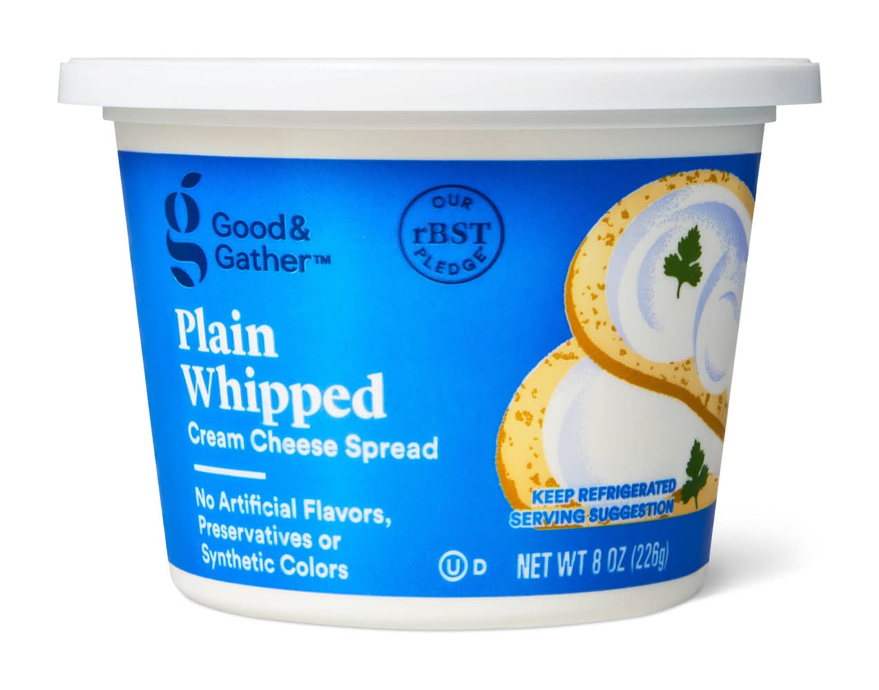 Good & Gather Whipped Plain Cream Cheese Spread (8 oz)