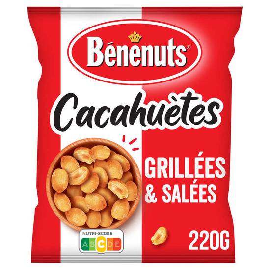 BENENUTS - Cacahuètes grillées - Salé - 220g