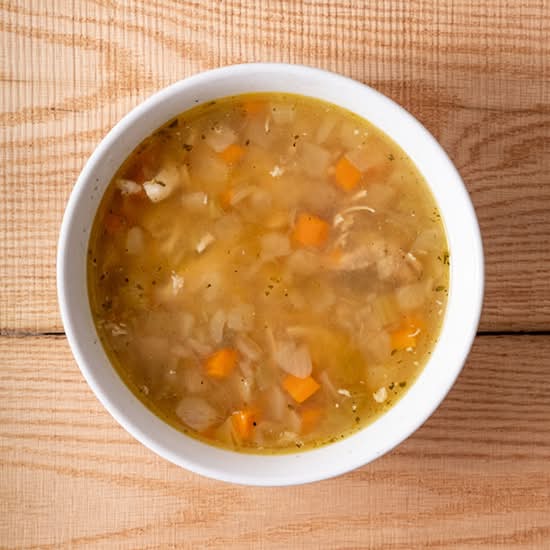 quart of rustic chicken soup