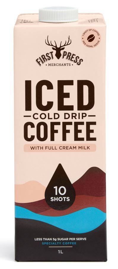 First Press Iced Cold Drip Coffee x10 shots 1L