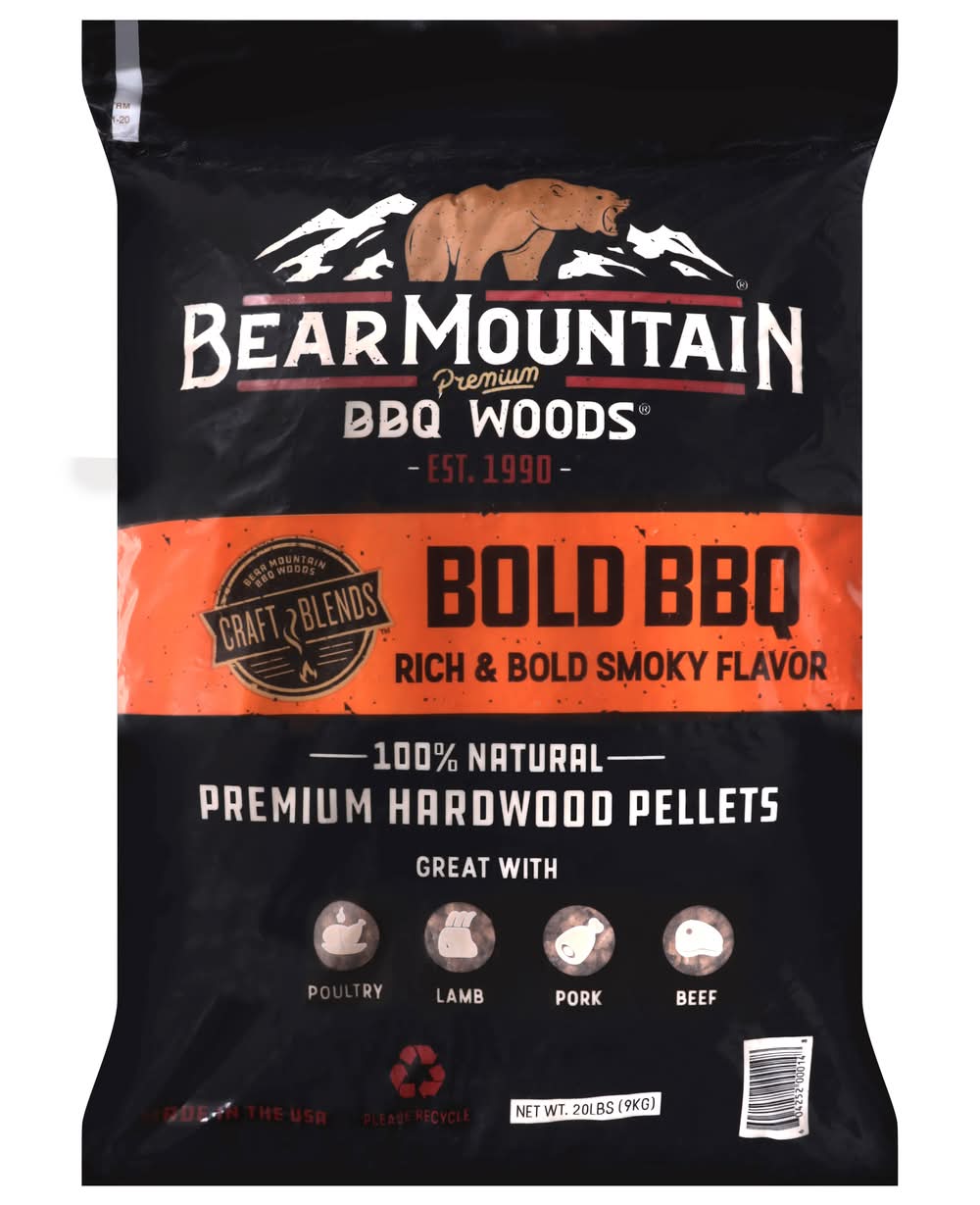 Bear Mountain Bold Bbq Premium Hardwood Pellets (20 lbs)