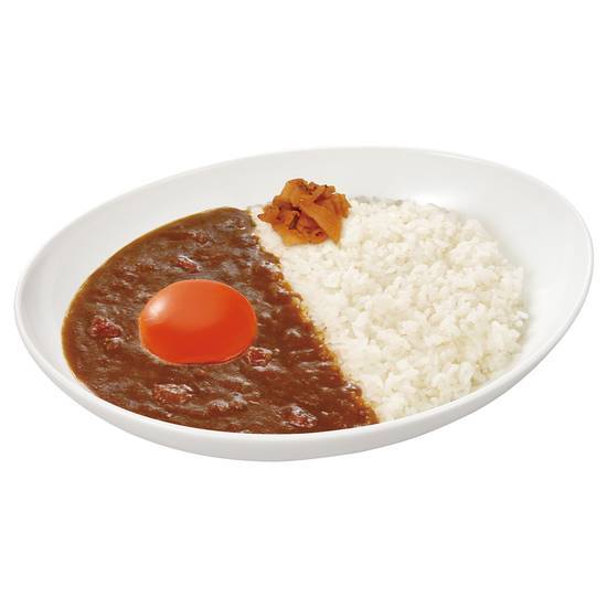 和風こだわり�卵カレー Japanese-Style Minced Chicken Curry w/Raw Egg