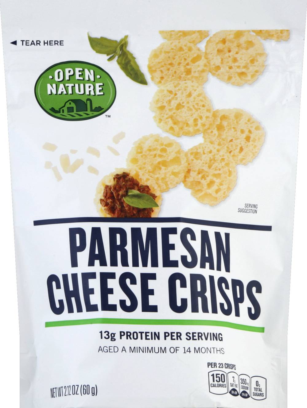 Open Nature Crisps Parmesan Cheese (2.1 oz)