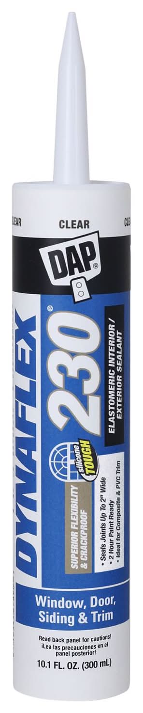 Dap Dynaflex 230 Clear Premium Latex Door/Siding/ Window Sealant 10.1 Oz