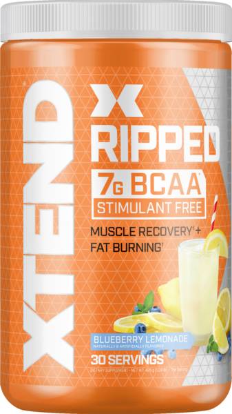 Xtend Ripped Bcaa Powder Thermogenic Recovery (blueberry-lemonade)