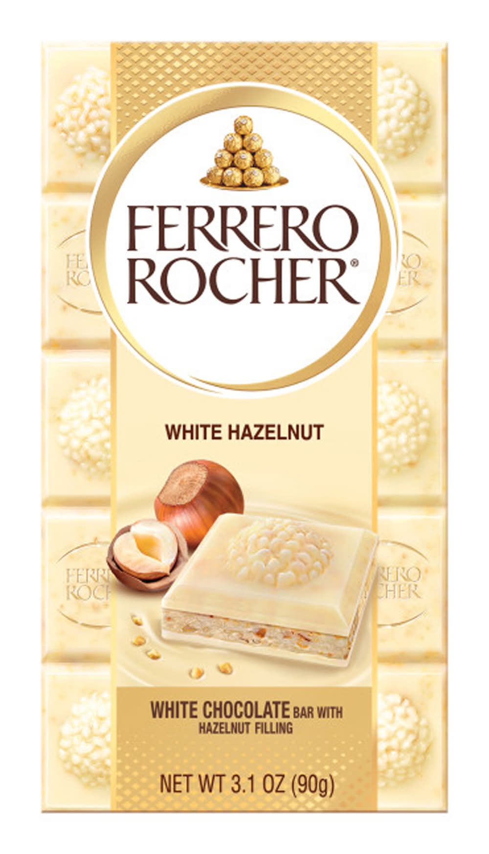 Ferrero Rocher® White Hazelnut Chocolate Bar 3.1oz