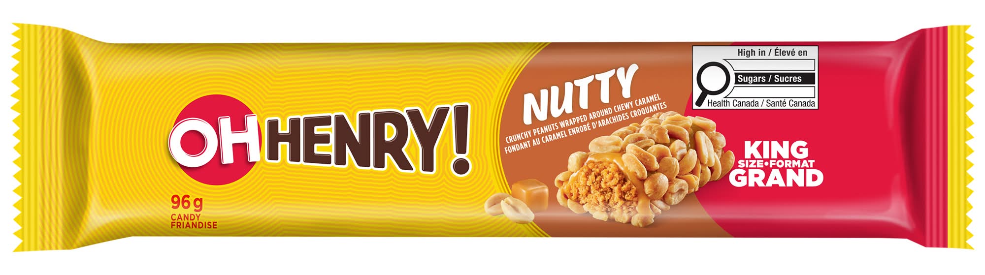 Oh Henry! Nutty Candy Bar King Size (96 g)