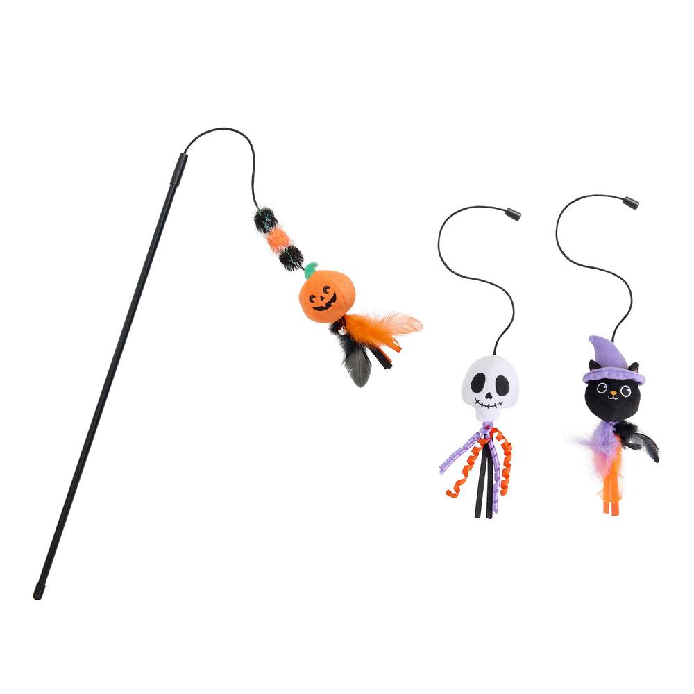 Petsmart Thrills & Chills Teaser Cat Toy (multicolor) (3 ct)