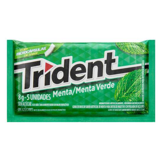 Trident goma de mascar sem açúcar menta (8 g)