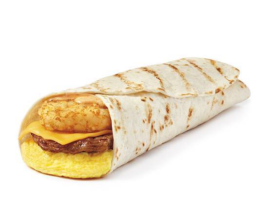 Grilled Farmer's Breakfast Wrap