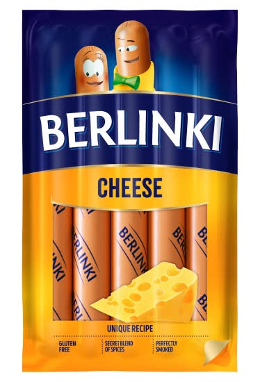 Berlinki Cheese Hot Dogs (250g)