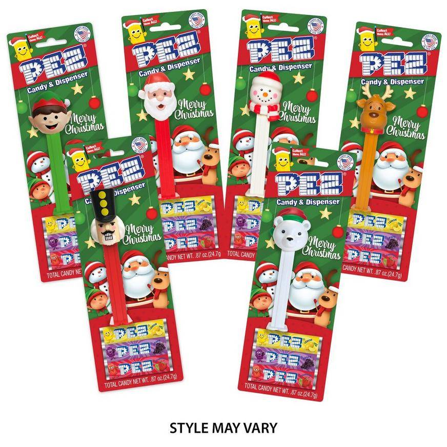 Pez Candy Holiday Christmas Assortment Blister pack (6 x 0.9 oz)