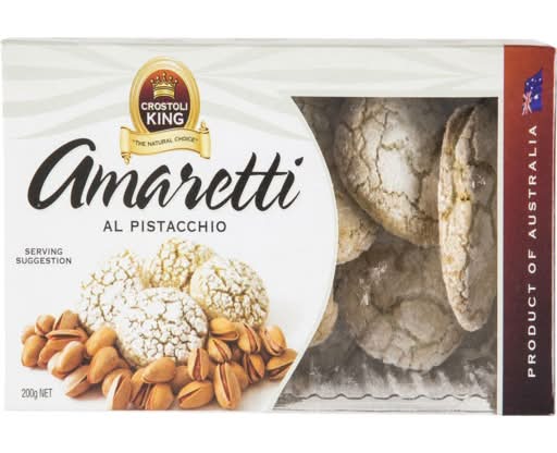 Crostoli King Amaretti Al Pistachio 200g