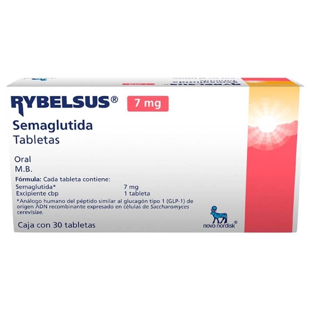 Novo Nordisk · Rybelsus semaglutida tabletas 7 mg (30 un) (30 un)