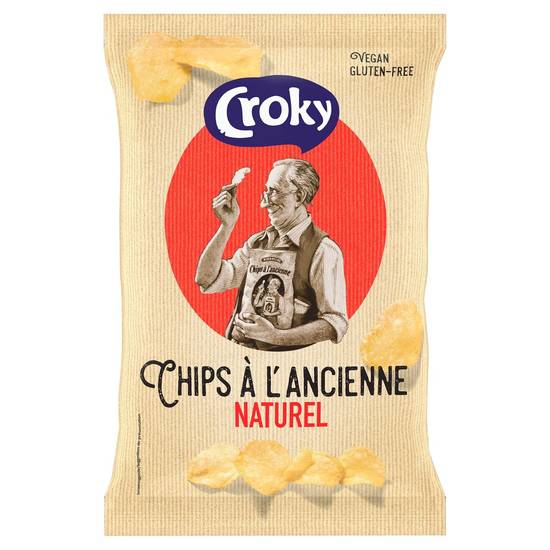 Croky Chips à l''Ancienne Naturel 150 g