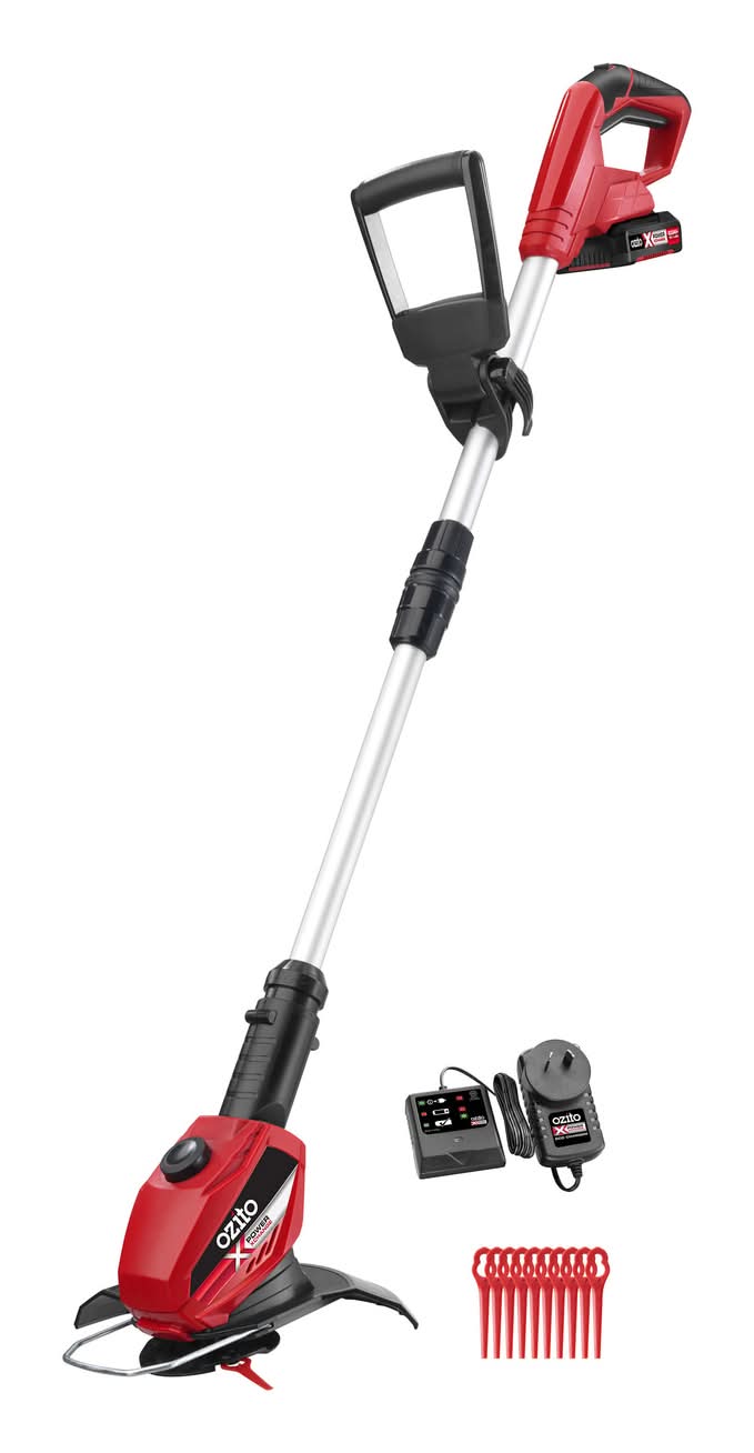 Ozito 18V 240mm Cordless Grass Trimmer 2.0Ah Kit PXCLTK-218