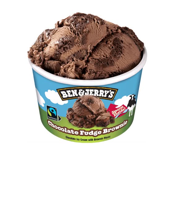 Ben & Jerrys Chocolate Fudge Brownie Ice - Cream 100ml